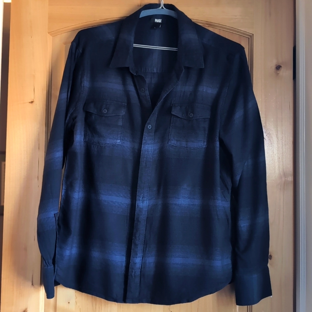 Men's Paige shirt, Size Large, Blue